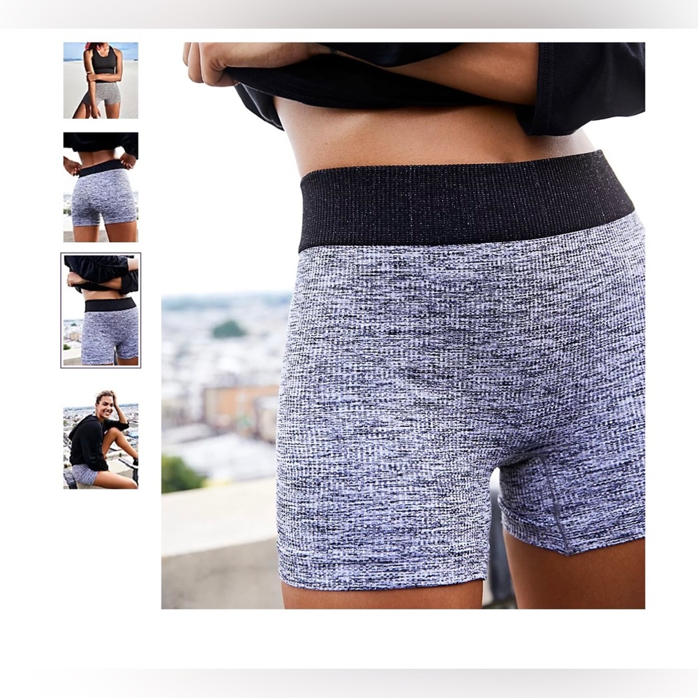 Free People Prajna Short in Heather Grey - Picture 5 of 9